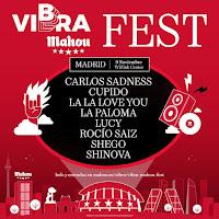 Cartel completo Vibra Mahou Fest Madrid 2024 en el WiZink Center