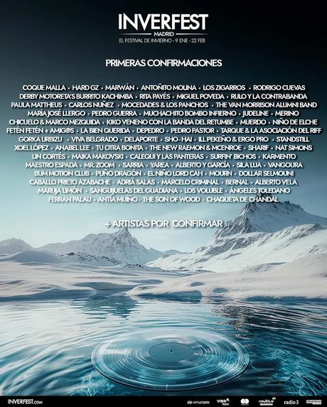 INVERFEST 2025: PRIMERAS CONFIRMACIONES