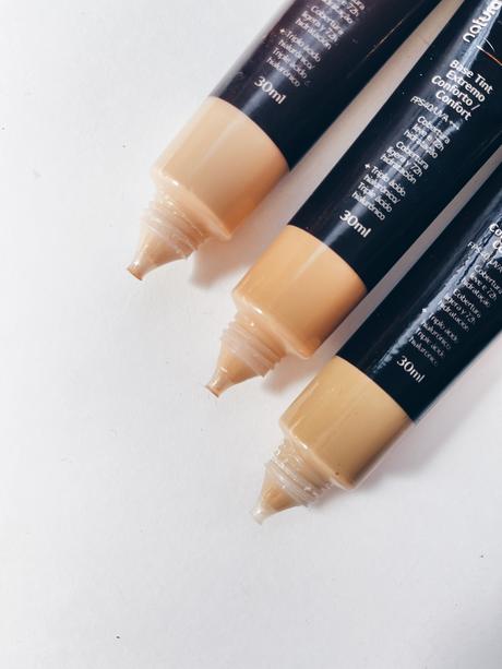 base tint extremo confort natura una tonos colores como queda