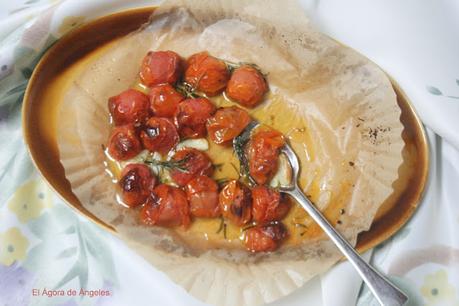 Cherries confitados en air fryer, El Ágora de Ángeles