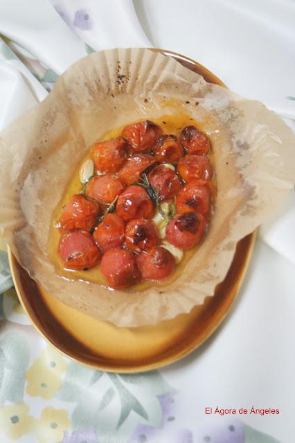 Cherries confitados en air fryer, El Ágora de Ángeles