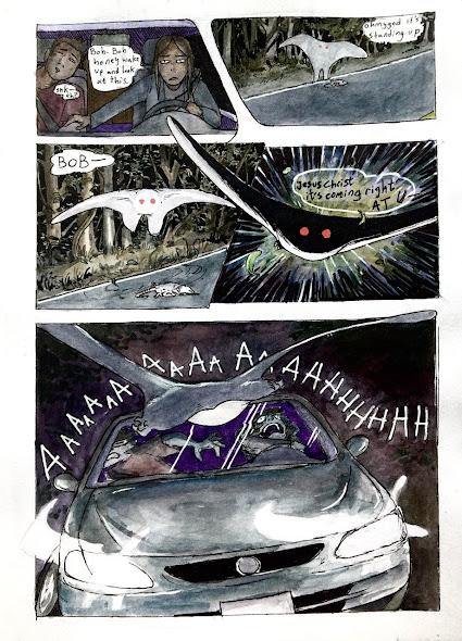 El peculiar Mothman de Ripley Cook