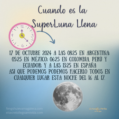 SuperLuna llena de octubre 🌝