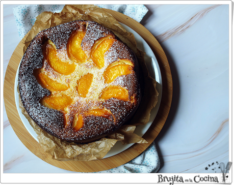 Tarta fácil de queso y melocoton