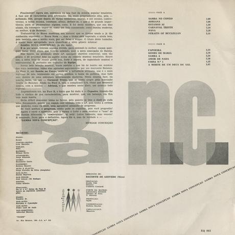 Eumir Deodato - Samba Nova Concepção (1964)