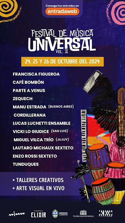 Festival de Música Universal Vol. II: Vuelve a Mendoza el Festival de Música Universal