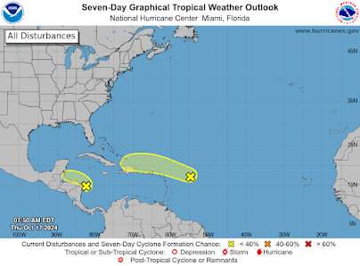 Se espera disturbio tropical llegue el sábado a República Dominicana.