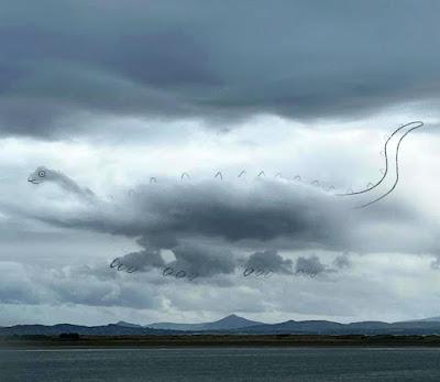 Dinosaurios en las nubes por Chris Judge