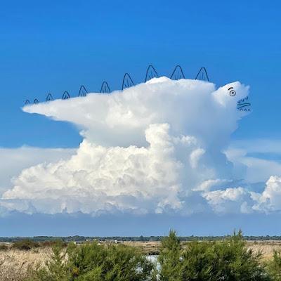 Dinosaurios en las nubes por Chris Judge