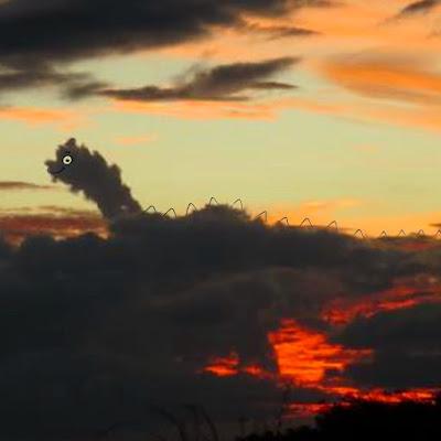 Dinosaurios en las nubes por Chris Judge