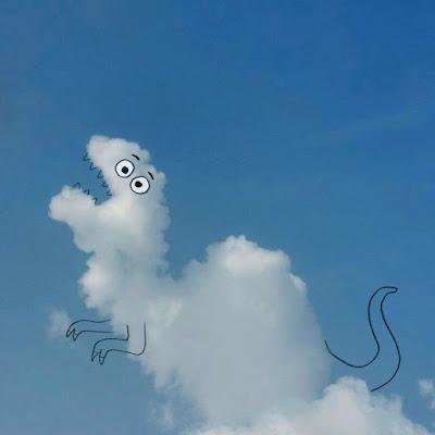 Dinosaurios en las nubes por Chris Judge