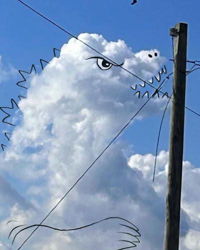 Dinosaurios en las nubes por Chris Judge