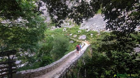 Puente de la Jaya hacia la Canal del Texu