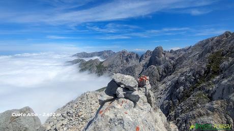 Cima del Cueto Albo en los Picos de Europa