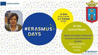 Erasmus Days ha contado con la participación de Maria Elia Lacárcel Megías miembro de la Junta Directiva de APRODEL