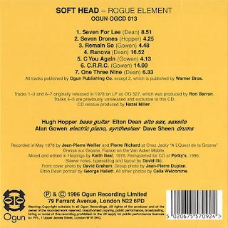 Soft Head - Rogue Element (1978)