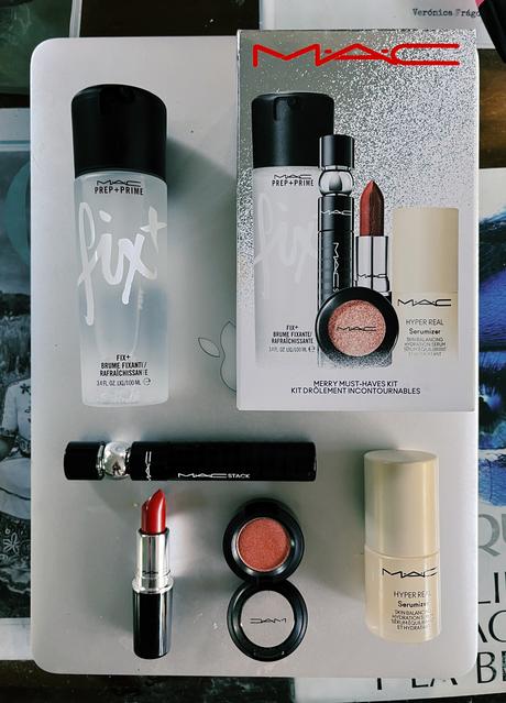 Cofre maquillaje Mac tratamiento skincare máscara de pestañas