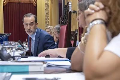 El presidente del Parlament balear, Gabriel Le Senne (Vox), no quiere verlas ni en pintura.