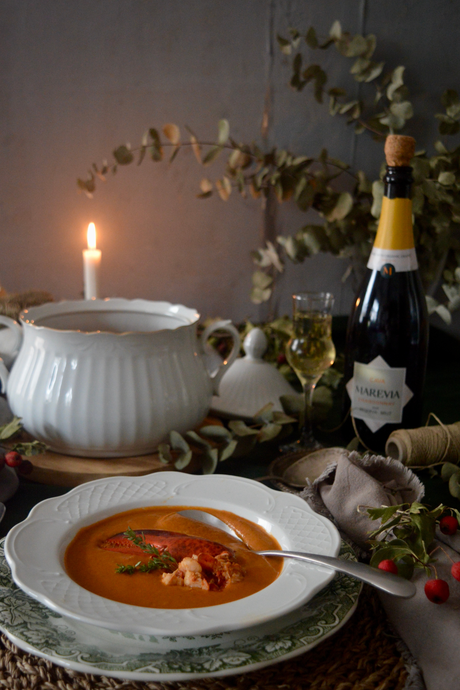 Bisque de bogavante a mi estilo de Julia Child {#RetoInternationalDay} bisque-de-bogavante-de-julia-child