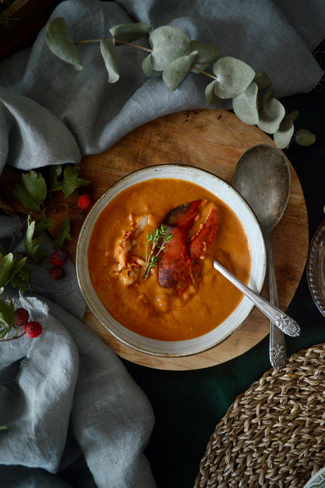 Bisque de bogavante a mi estilo de Julia Child {#RetoInternationalDay} bisque-de-bogavante-de-julia-child