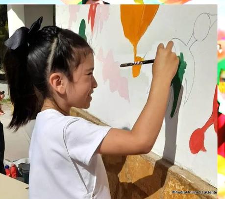 Muraleada en la Escuela 249 de Santo Tomás