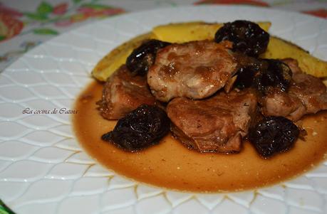 Medallones de solomillo al Pedro Ximénez con ciruelas pasas