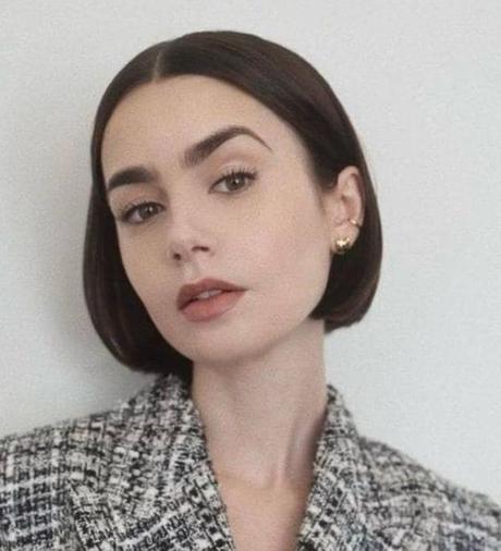 Bob Prada corte de pelo haircut femme corte de cabello ideas pelo corto Lily Collins Olivia Palermo jodie king