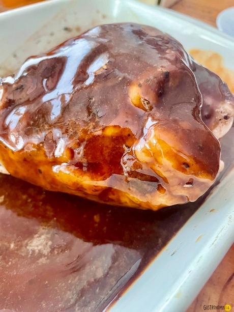 Pierna de ternasco deshuesada asada (sous vide) Pierna de ternasco deshuesada asada (sous vide)