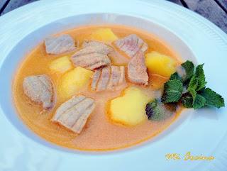 CAZUELA DE PAPAS A LA MALAGUEÑA CON ATÚN, AL ESTILO DE NERVA…..