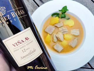 CAZUELA DE PAPAS A LA MALAGUEÑA CON ATÚN, AL ESTILO DE NERVA…..