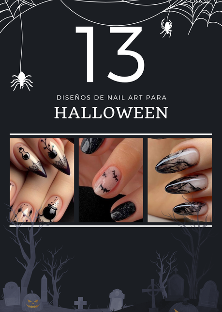Nail art diseños 2024 halloween día de los muertos diseños paso a paso Pinterest calabazas gatos negros telarañas murciélagos fáciles Nail art diseños 2024 halloween día de los muertos diseños paso a paso Pinterest calabazas gatos negros telarañas murciélagos fáciles
