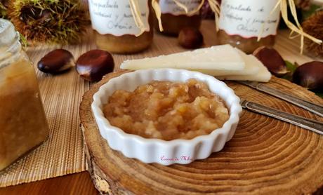 Mermelada de castañas y manzanas