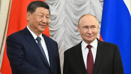 Reunión entre Putin y Xi Jinping en Rusia. Reunión entre Putin y Xi Jinping en Rusia.