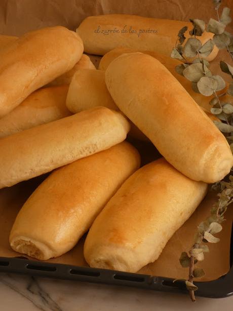 Pan de Bombón o Hot Dog Buns