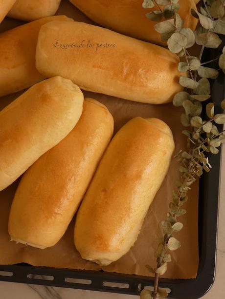 Pan de Bombón o Hot Dog Buns