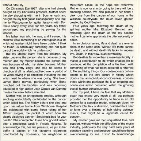 Robert Fripp - A Blessing Of Tears (1995 Soundscapes Volume Two - Live In California) (1995)