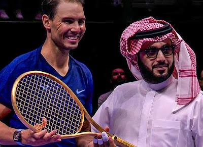 Rafa Nadal, Carlos Alcaraz y otros deportistas en Arabia Saudí.