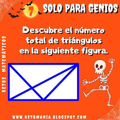 SOLO PARA GENIOS Desafíos matemáticos, Retos matemáticos, Retos mentales, Retos virales, Retos visuales, Problemas matemáticos, Problemas de Ingenio, Acertijos, Acertijos visuales, Descubre el número, Halloween, Retos Halloween, Solo para Genios, Retos Solo para Genios, Gimnasia Cerebral, Gimnasia matemática
