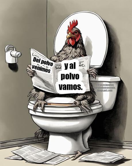 Del polvo venimos y al polvo vamos.