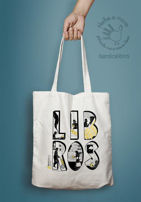 Bolsa de tela libros Tote bag libros