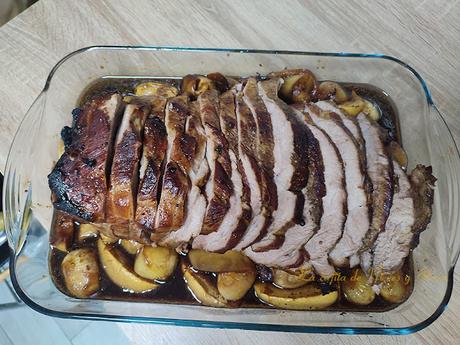 Jamón asado aromatizado con clavo al Pedro Ximénez