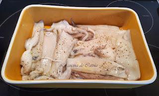 Asado de jibia al horno