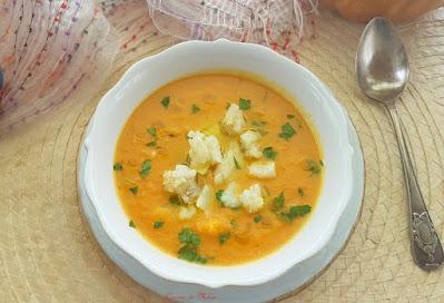 Crema de calabaza y bacalao Crema de calabaza y bacalao