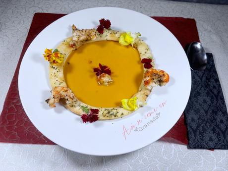 Bisqué de gambones Bisqué de gambones