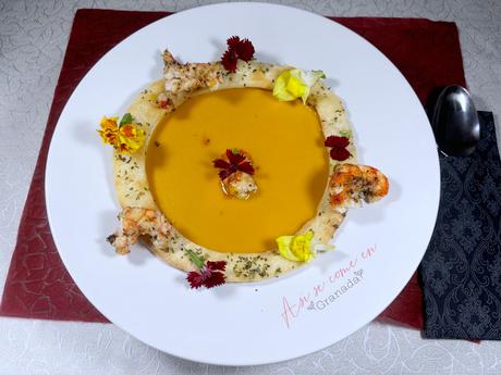 Bisqué de gambones Bisqué de gambones