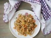 Spaghetti atún calabaza