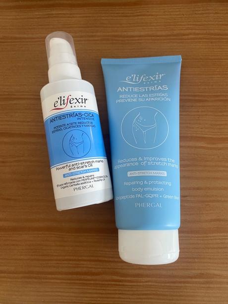 Adiós estrías con la crema y el aceite e´lifexir