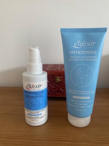 Adiós estrías con la crema y el aceite e´lifexir