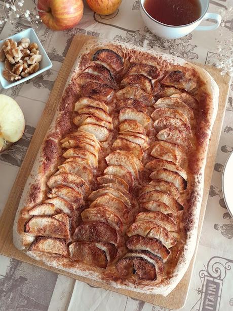 Pizza de manzana