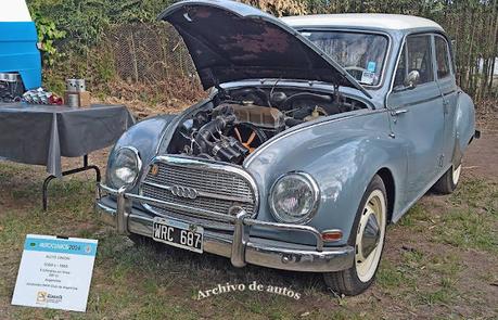 Auto Union 1000 S con su chasis y sin su carrocería Auto Union 1000 S con su chasis y sin su carrocería